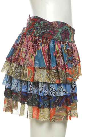 2000's Loose Skirt Mid Waist