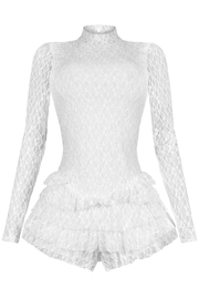 Keepin' It Cute Lace Arms TuTu Dress