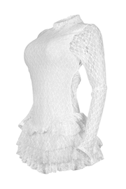 Keepin' It Cute Lace Arms TuTu Dress