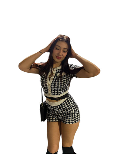 Classy but Baddie Two-Piece Short Sleeve