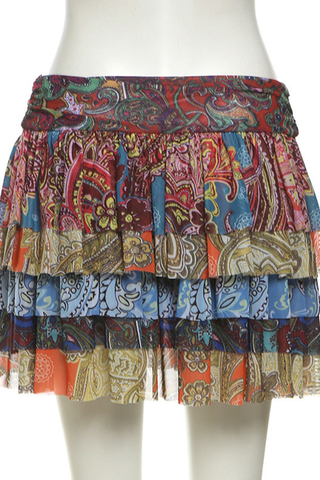2000's Loose Skirt Mid Waist