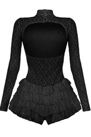 Keepin' It Cute Lace Arms TuTu Dress